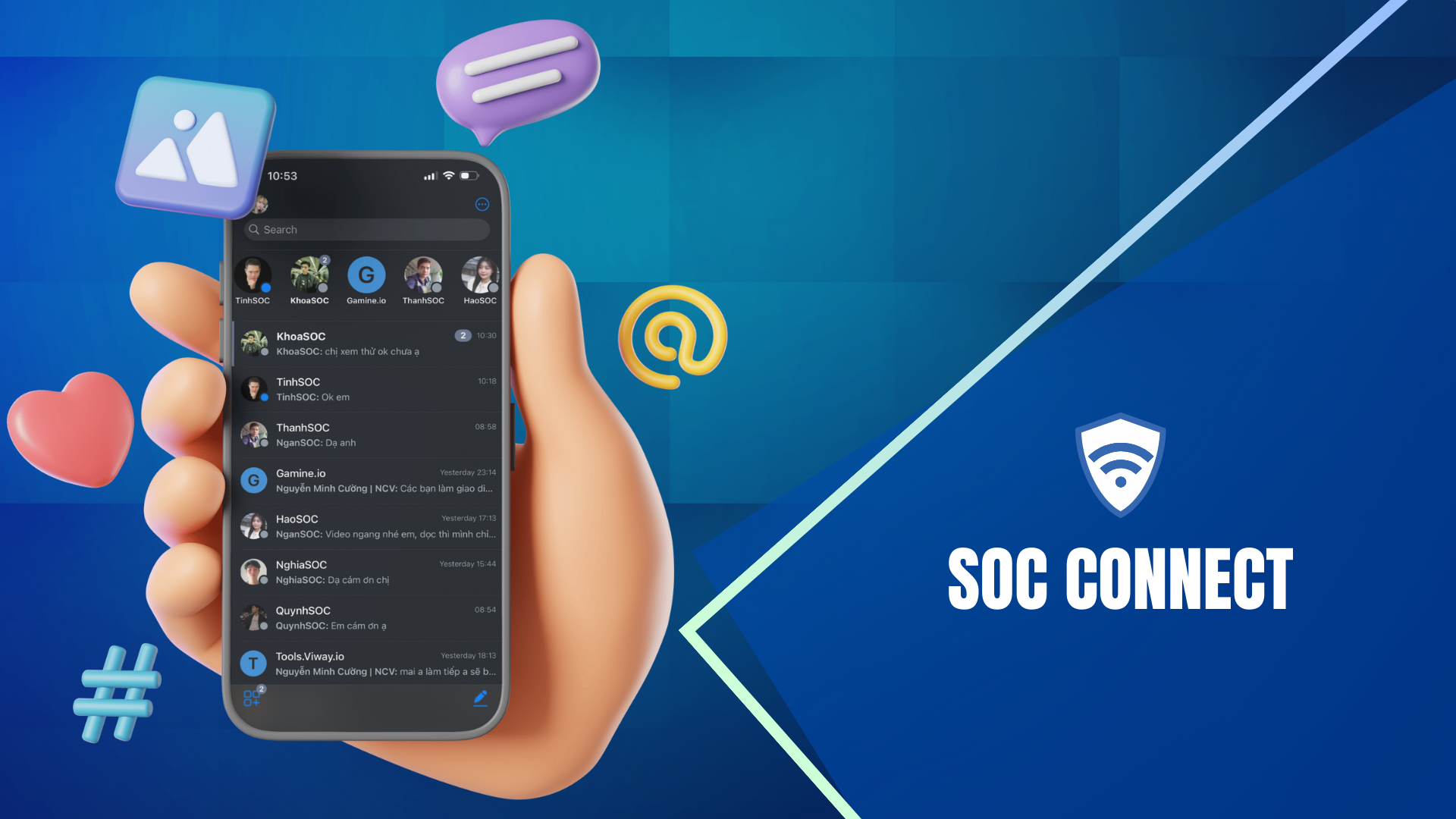SOC Connect - Giao tiếp tin cậy & bảo mật